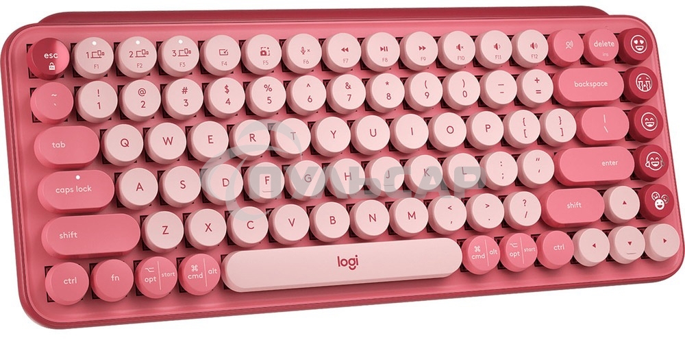 Клавиатура беспроводная Logitech POP KEYS, Heartbreaker Rose (M/N: YR0080/CU0021)