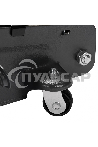 Домкрат гидравлический подкатной с фиксатором Denzel 2,8 т, 135-385 мм 51155