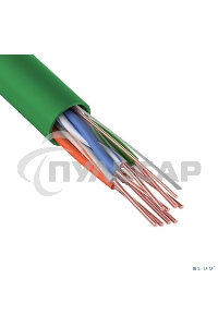 Кабель информационный Rexant 01-0061-R кат.5E U/UTP 4 пары 24AWG нг(А)-LSLTx внутренний 305м зеленый