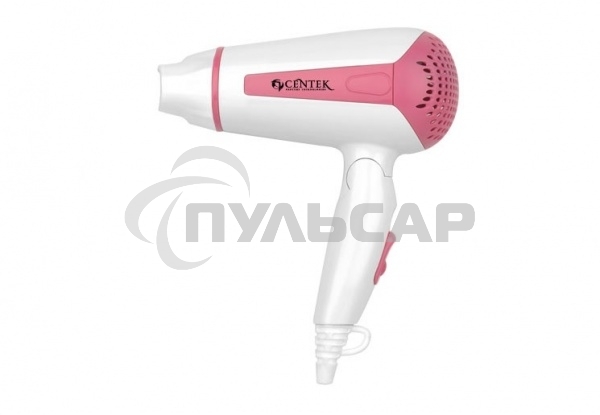 Фен Centek CT-2201 Pink (розовый) 1200Вт, складная ручка, концентратор