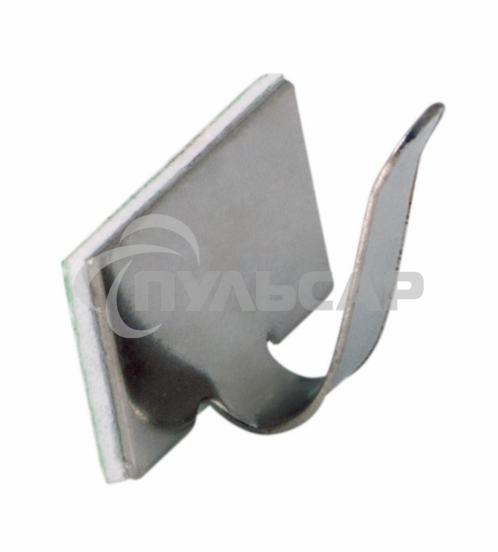 Площадки самоклеющиеся металлические с клипсой под шлейф Rexant (ПКШМ) 20x10 мм, упаковка 100 шт.