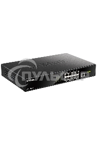 Коммутатор D-Link DGS-1010MP/A1A, L2 Unmanaged Switch with 9 10/100/1000Base-T portsand 1 1000Base-X SFPports(8 PoE ports 802.3af/802.3at (30 W), PoE Budget 125 W)