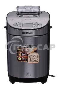 Хлебопечь Hyundai HYBM-M0313G 600Вт серебристый/черный
