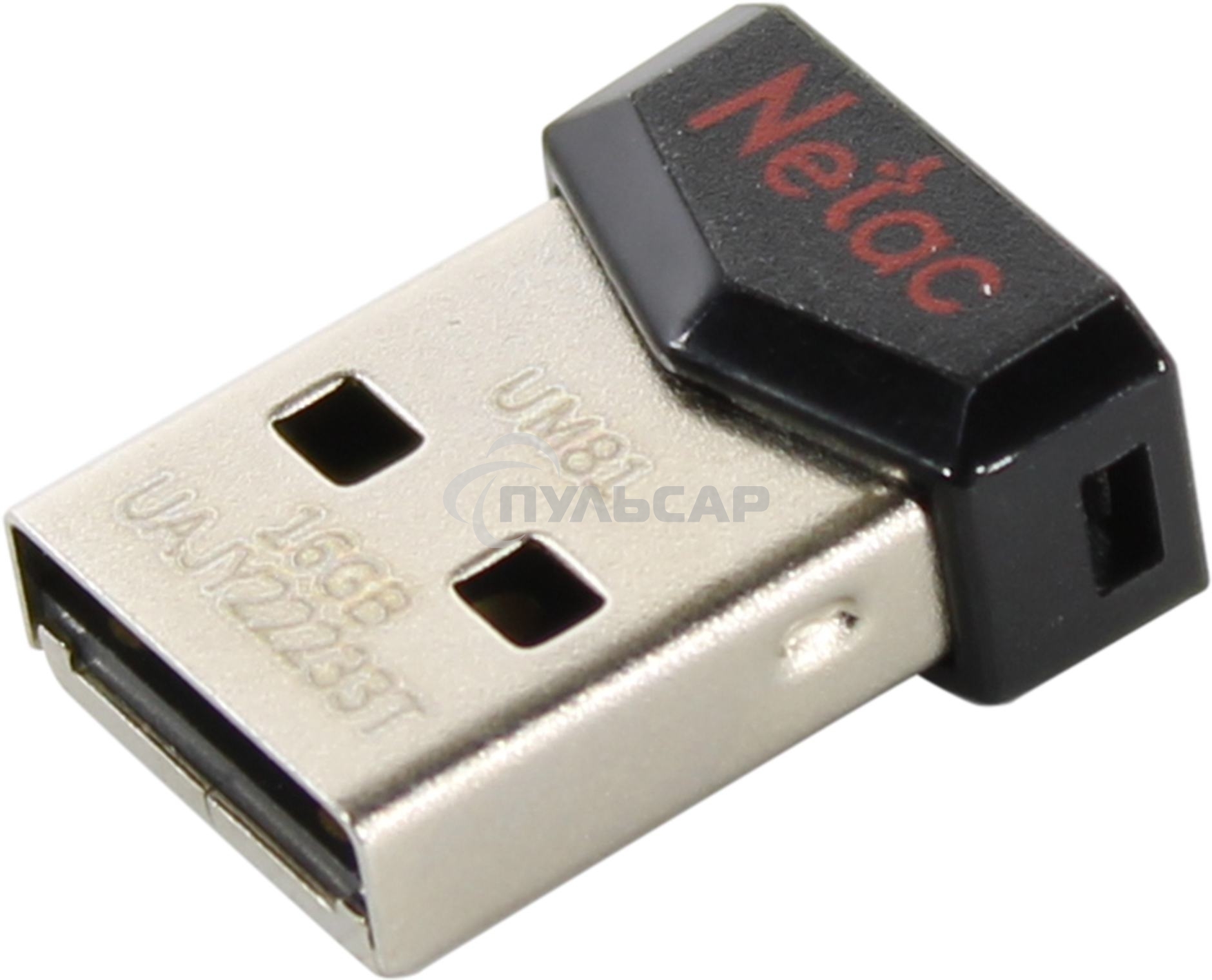 Флешка USB Netac UM81 32 Gb <NT03UM81N-032G-20BK>, USB 2.0, Ultra compact