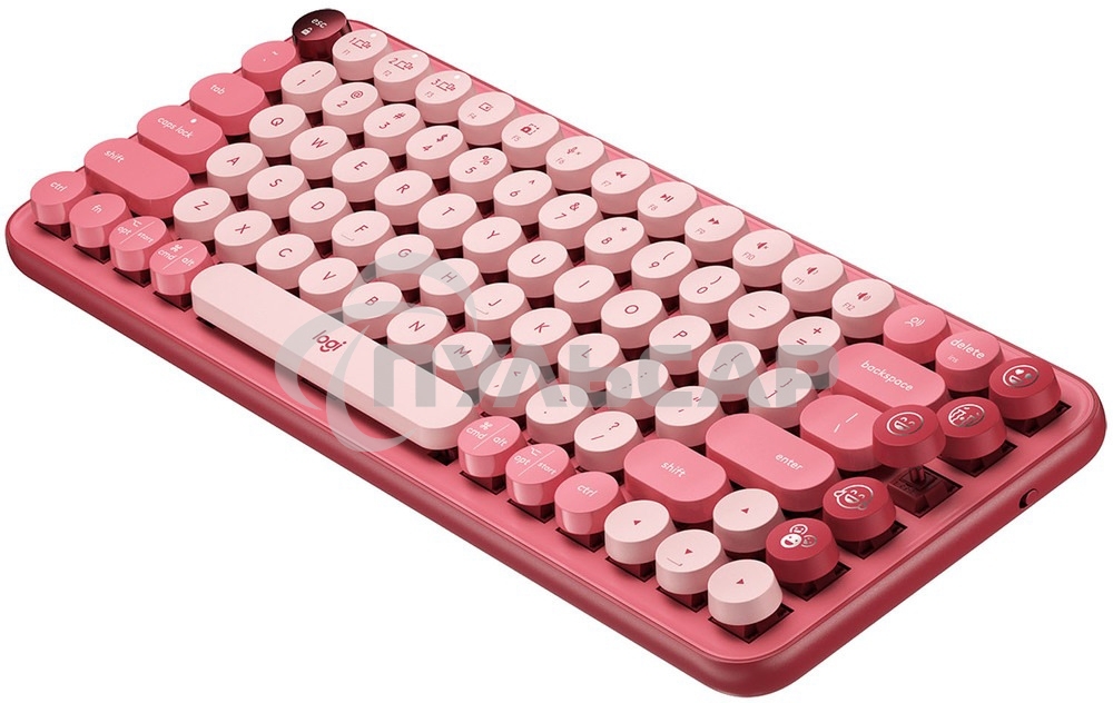 Клавиатура беспроводная Logitech POP KEYS, Heartbreaker Rose (M/N: YR0080/CU0021)