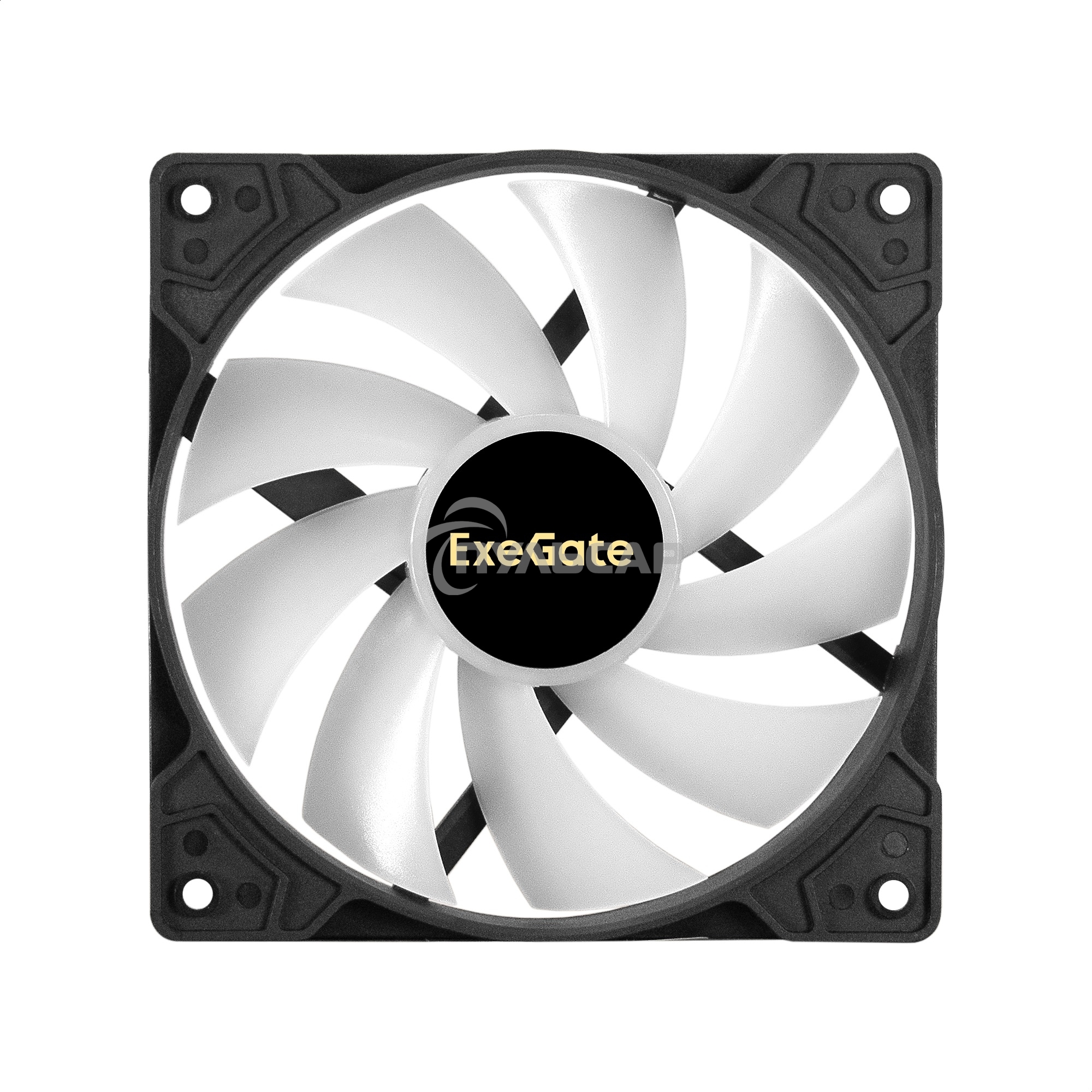 Вентилятор для корпуса ExeGate EX12025H6PMY-PWM.ARGB черный, 120 мм, 1200 об/мин, 33 дБ, 6 pin