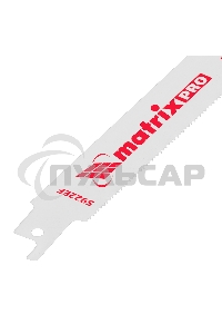 Полотна по металлу Matrix для сабельной пилы S922EF 125 / 1,4 мм, Bimetal, 2 шт., PRO