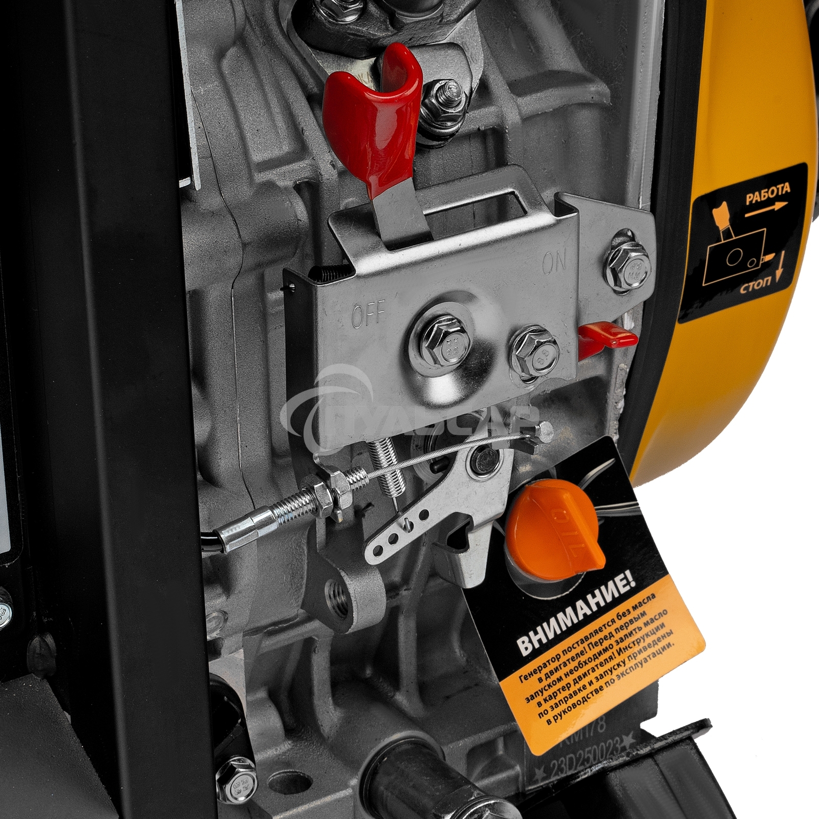 Электрогенератор дизельный Denzel DES-32, 3.2 кВт, 110 дБ, 68.3 кг