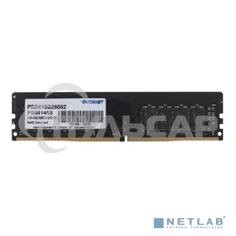 Оперативная память Patriot Signature, DDR4, 16Gb (1x16 Gb), 2666 MHz, CL19, DIMM