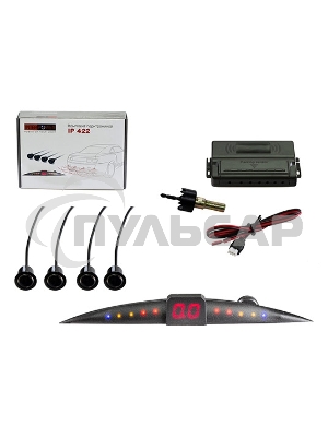 Парковочный Радар Silverstone F1 Interpower IP-422 4 датчика черный