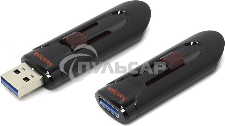 Флешка USB Sandisk 128 Gb Cruzer Glide SDCZ600-128G-G35 USB 3.0 черный/красный