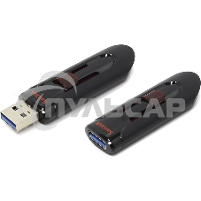 Флешка USB Sandisk 128 Gb Cruzer Glide SDCZ600-128G-G35 USB 3.0 черный/красный