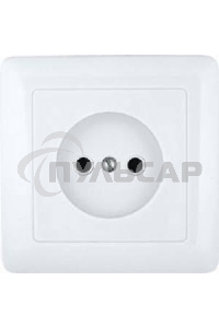 Розетка WESSEN RS10-132-BХИТ белый 1-я б/з 10А скрытый монтаж