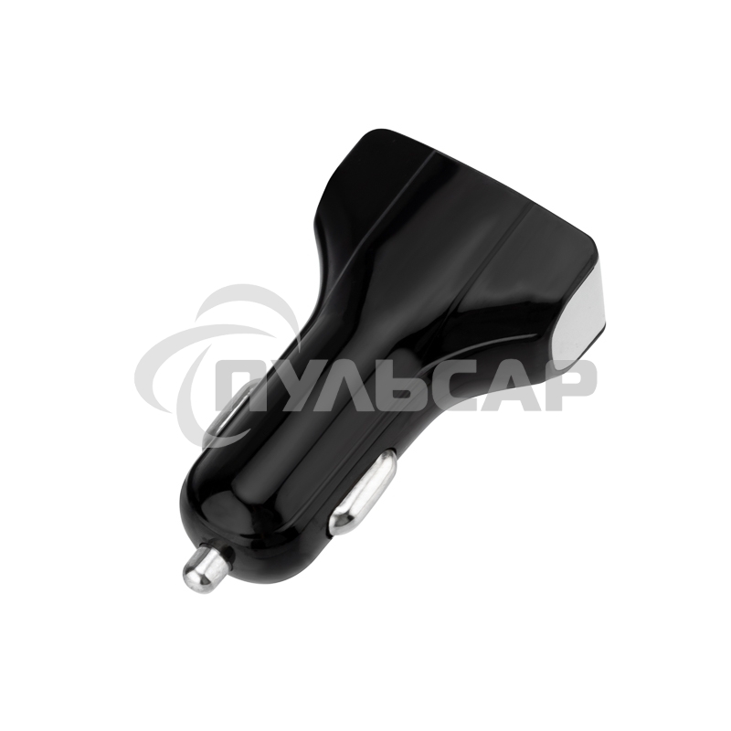 Зарядное устройство в прикуриватель Rexant 3 x USB, 1000mA, черный