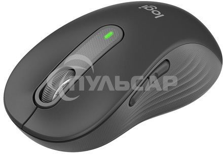 Мышь беспроводная Logitech Signature M650 L черный, 4000 dpi, радиоканал, Bluetooth, USB, кнопки - 5