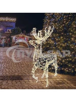 Фигура объемная Neon-night Олень 115х195 см, 528 LED, IP65, цвет свечения теплый белый