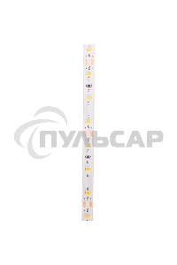 Лента светодиодная 12В, SMD2835, 9,6Вт/м, 60 LED/м, 3000K, 8мм, 5м, IP20 Rexant