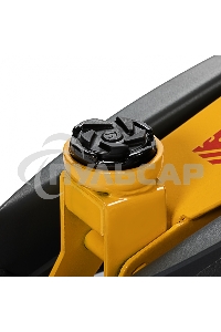 Домкрат гидравлический подкатной с фиксатором Denzel 2,8 т, 135-385 мм 51155