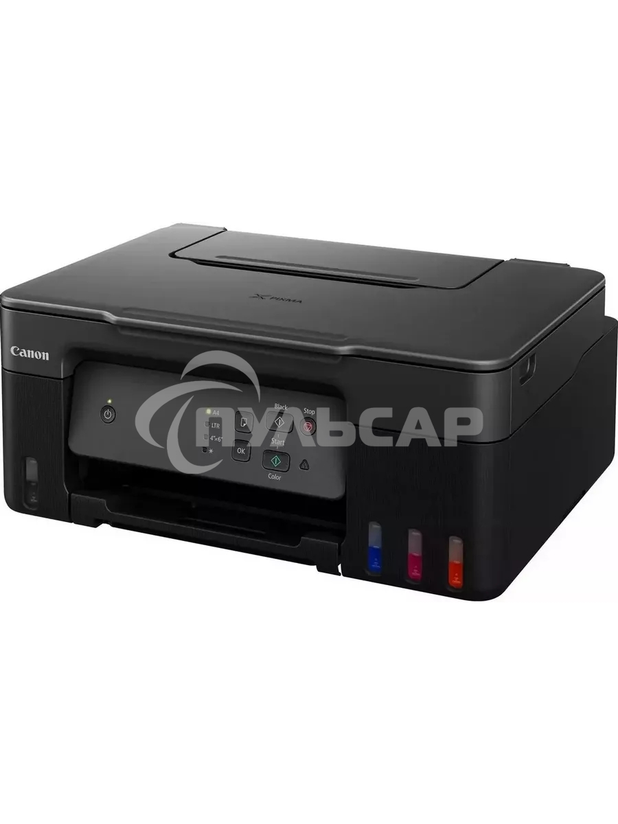 МФУ струйное Canon PIXMA G2430 (5991C009), A4, цветное, печ. 11 стр/мин. (ч/б) 6 стр/мин. (цвет), 4800 x 1200 dpi (печать) 1200x600dpi (скан.), USB