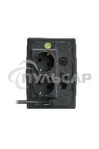 Источник бесперебойного питания ExeGate EP276528RUS Power Back BNB-650 650VA, черный, 2 евророзетки