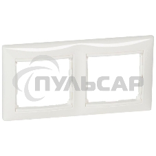 Рамка 2-м Valena горизонт. белый  (DIY-упак.) Leg 694241