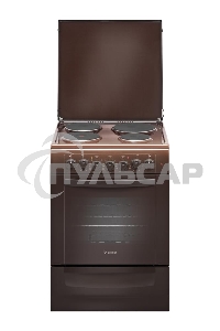 Плита электрическая Gefest 6140-02 0001 коричневый, конфорок 4 электрических, духовка 55 л, 60 см x 85 см x 60 см