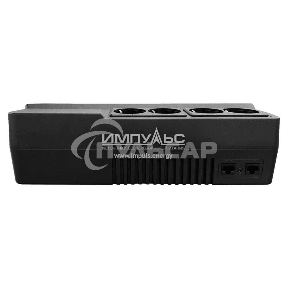 Источник бесперебойного питания Импульс ИБП ИМПУЛЬС МАСТЕР 600, 600ВА/360Вт, LED, USB, RJ11/RJ45, SCHUKOx8