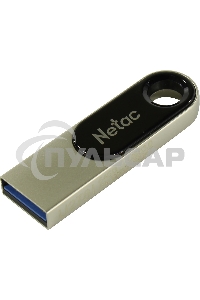 Флешка USB Netac U278 NT03U278N-016G-20PN, 16 Gb, USB 2.0, металлическая матовая