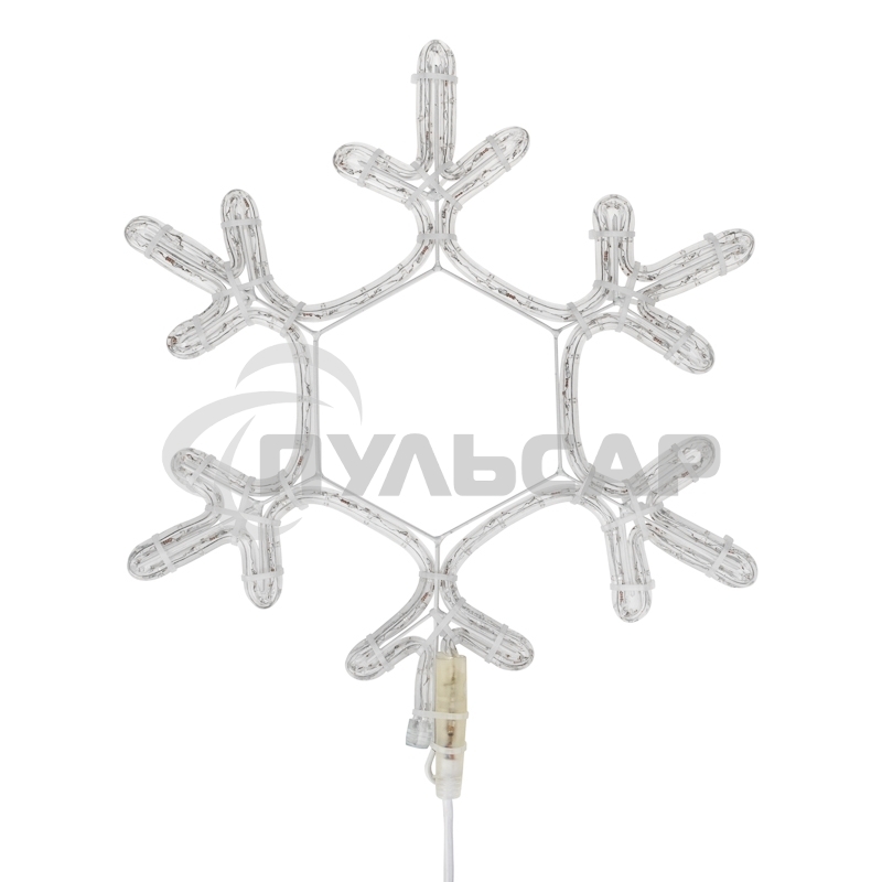 Фигура Neon-night Снежинка цвет свечения синий, размер 45х38 см