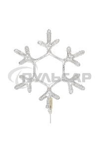 Фигура Neon-night Снежинка цвет свечения синий, размер 45х38 см