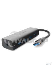 Концентратор USB 3.0 Gembird UHB-C354, 4 порта, с доп питанием