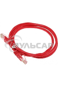 Патч-корд UTP Cablexpert кат.5e, 1м, литой, многожильный (красный)