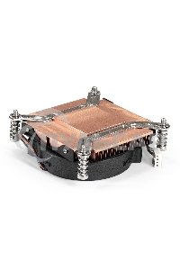 Кулер для процессора ExeGate ESNK-0049.PWM.1U.2011/66.Cu черный, 75 мм, медь, 5000 об/мин, 54 дБ, 4 pin, 115 Вт, 30 мм