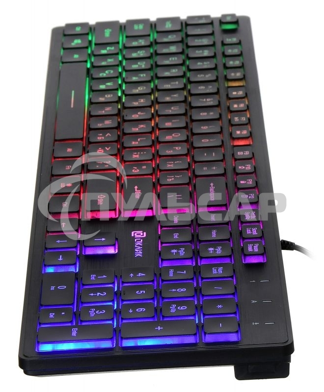 Клавиатура проводная Oklick 550ML, USB, черный