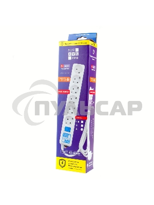 Фильтр-удл. PowerCube PC PRO, 5м, 6р LCконтур, 16А/3,5кВт