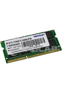 Оперативная память Patriot, DDR3, 8Gb (1x8 Gb), 1600 MHz, CL11, SO-DIMM