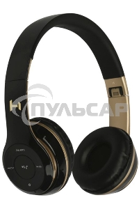 Наушники Harper HB-213 20-20000 Гц 88 дБ 32 Ом 200мА черный/золотой