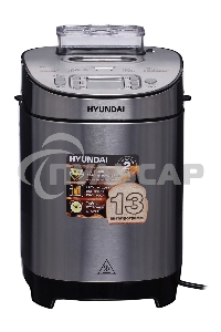 Хлебопечь Hyundai HYBM-M0313G 600Вт серебристый/черный