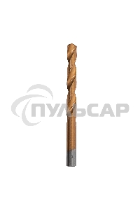 Сверло по металлу Matrix, 12 мм, HSS, нитридтитановое покрытие, цилиндрический хвостовик