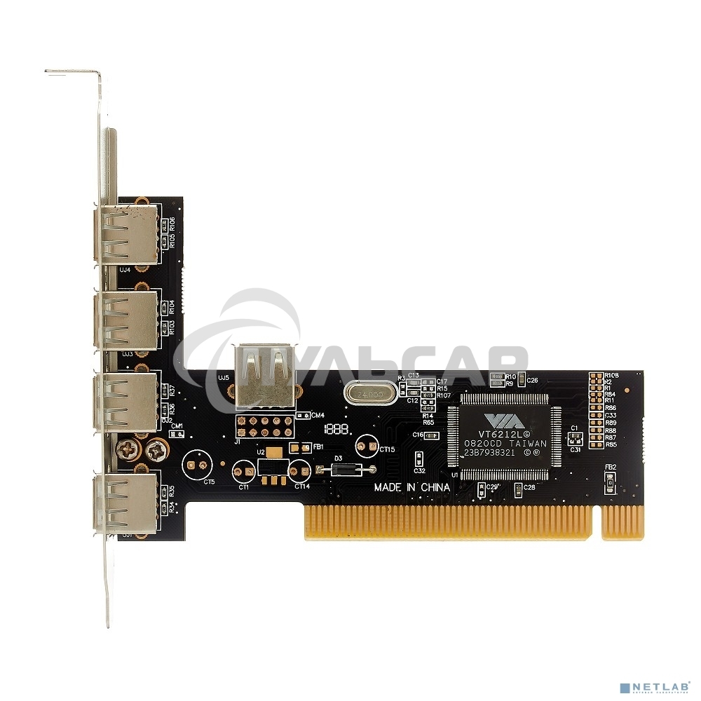Контроллер ExeGate EXE-352 PCI, 4*USB 2.0 ext + 1*USB 2.0 int (OEM) EX281227RUS