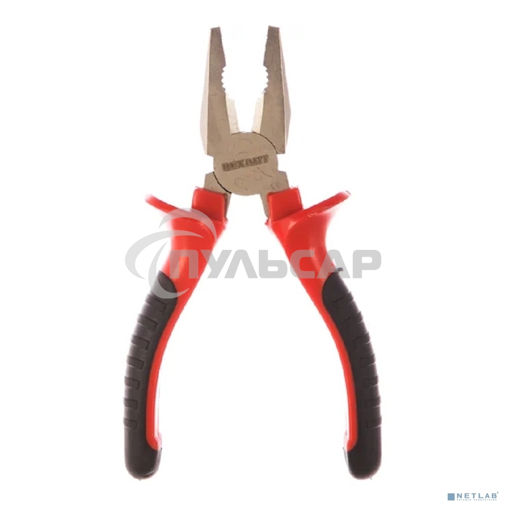 Плоскогубцы комбинированные Rexant 180 мм никелированные, двухкомпонентные рукоятки