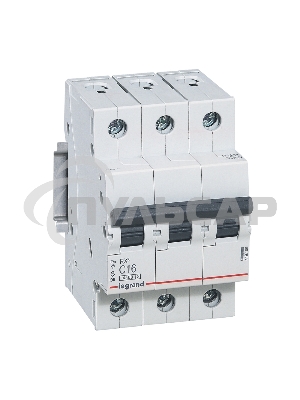 Выключатель автоматический RX3 4,5кА 16А 3П C RX3 Авт.выключатель 4,5кА 16А 3П C