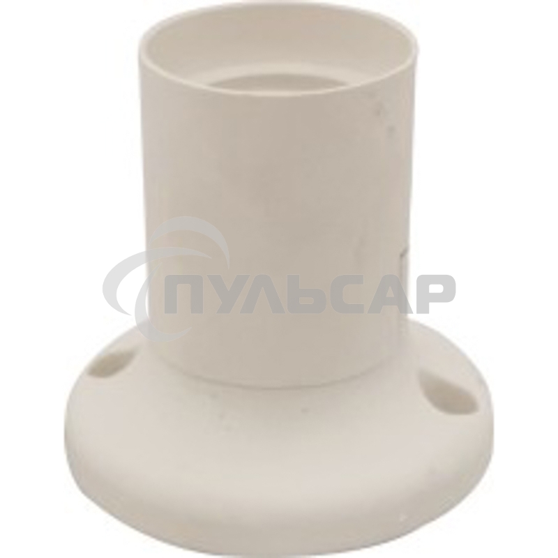 Патрон пластиковый настенный Е27 прямой, белый Rexant