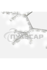 Фигура Neon-night Снежинка цвет свечения синий, размер 45х38 см