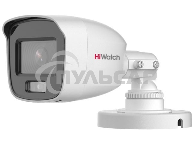 Камера видеонаблюдения аналоговая HiWatch DS-T500L 2.8-2.8мм HD-CVI HD-TVI цв. корп.:белый