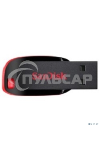 Флешка USB Sandisk 32Gb Cruzer Blade SDCZ50-032G-B35 USB 2.0 черный/красный