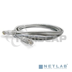 Коммутационный шнур Патч-корд литой Aopen/Qust ANP511 3M UTP кат.5е 3м серый