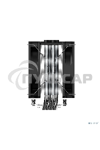 Кулер для процессора ID-COOLING SE-214-XT PLUS черный 120мм алюминий/медь 1800rpm 35.2db 4-pin 200W 150мм