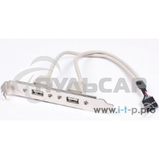 Планка в сист. блок на 2 USB2,0, Gembird 