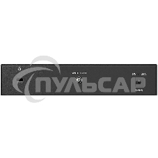 Коммутатор Unmanaged Switch with 8 10/100/1000Base-T ports (4 PoE ports 802.3af/802.3at (30 W), PoE Budget 68).8K Mac address, Auto-sensing, 802.3x Flow Control, Stand-alone, Auto MDI/MDI-X for each port, D-link Green technology, Metal case.Manual + Exter